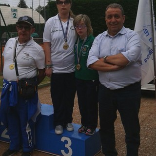 Oro per Ilaria Ravenna e argento per Valentina Ghelfi della sezione Team Ability della società La Marmora nei campionati italiani di tennis