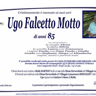 Ugo Falcetto Motto Ugo Falcetto Motto