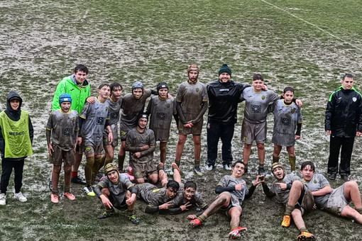 Biella Rugby, tutti i risultati del settore giovanile: neppure il fango frena l'entusiasmo