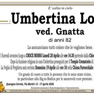 Umbertina Lodo, ved. Gnatta