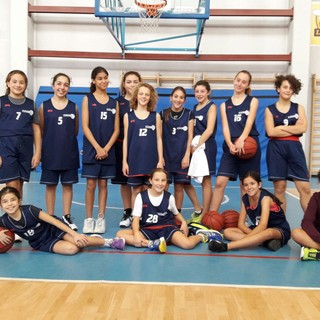 Le giovanissime Under 14 di coach Luca Antona