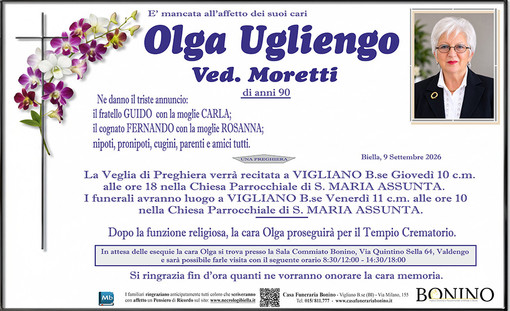 Olga Ugliengo, ved. Moretti