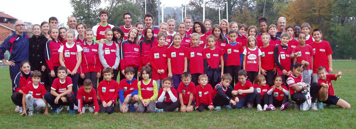 GLi atleti della Stronese, società organizzatrice