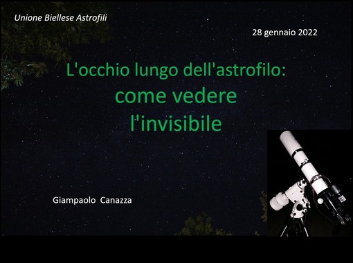 Venerdì lezioni sui telescopi con con U.B.A. - Foto con U.B.A.