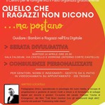 "Quello che i ragazzi non dicono.. ma postano", come guidare i bambini e i ragazzi nell’ Era Digitale