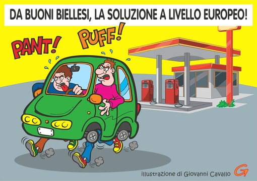 Dal Biellese all’Europa: la soluzione viene dai Flintstones - Illustrazione di Giovanni Cavallo Dal Biellese all’Europa: la soluzione viene dai Flintstones - Illustrazione di Giovanni Cavallo