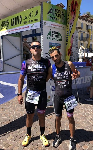 Valdani e Caputo finisher all'Aronamen per i colori di Iron Biella - Foto Iron Biella