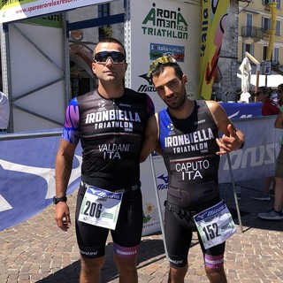 Valdani e Caputo finisher all'Aronamen per i colori di Iron Biella - Foto Iron Biella