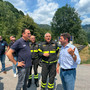 Incendi in Piemonte, Cirio al centro di comando di Varallo per Cravagliana Incendi in Piemonte, Cirio al centro di comando di Varallo per Cravagliana