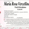 Maria Rosa Vercellino, ved. Giordano Maria Rosa Vercellino, ved. Giordano