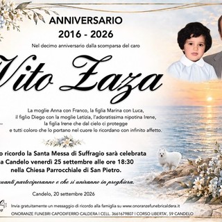 Vito Laza - Anniversario