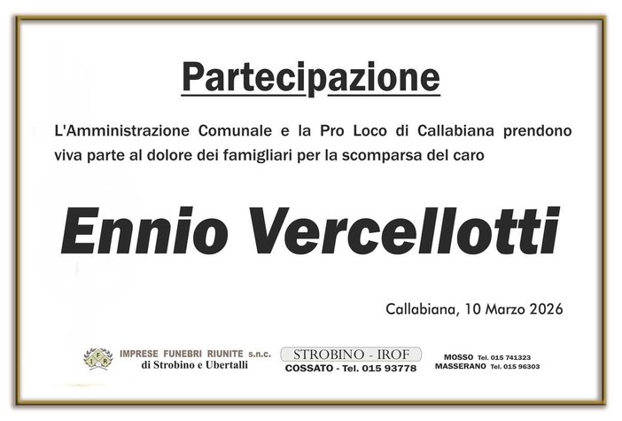 Ennio Vercellotti, Partecipazione