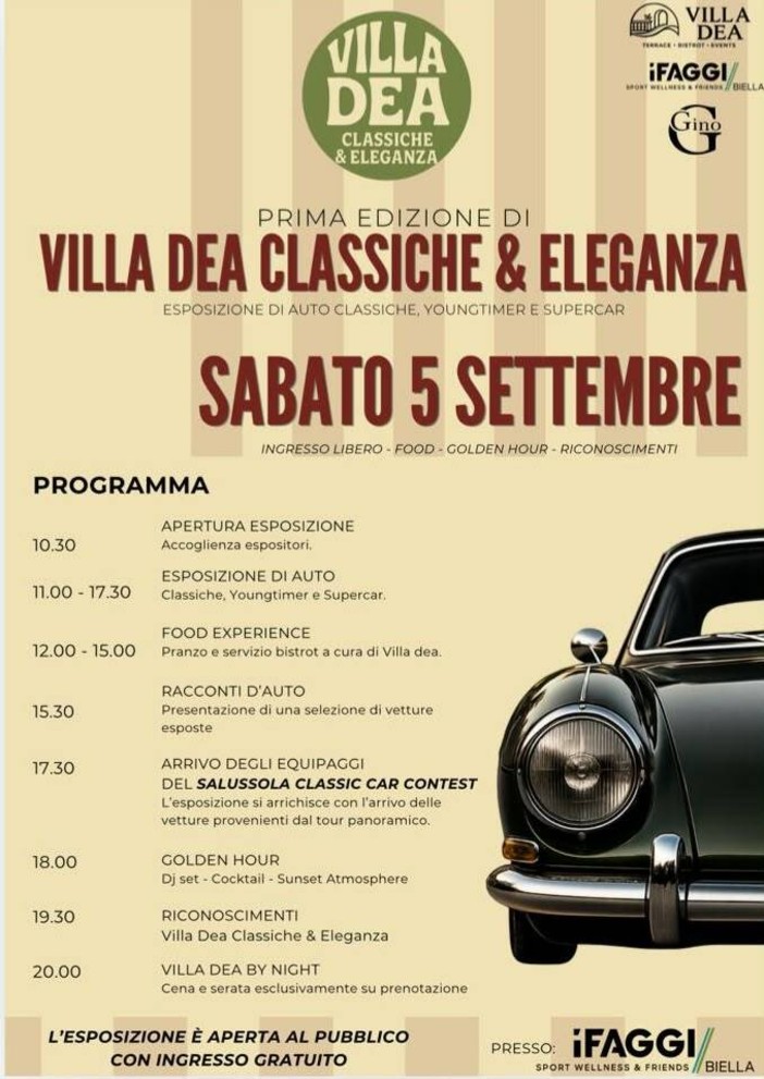 Il Biellese celebra l’automobile tra passione, eleganza e territorio