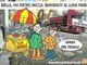 Biella, via Pietro Micca: si ferma il traffico e comincia lo spettacolo