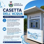 A Borriana torna in funzione la casetta dell'acqua A Borriana torna in funzione la casetta dell'acqua
