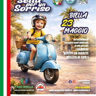Vespa Club Biella e FAND Biella insieme per i bambini con diabete di tipo 1