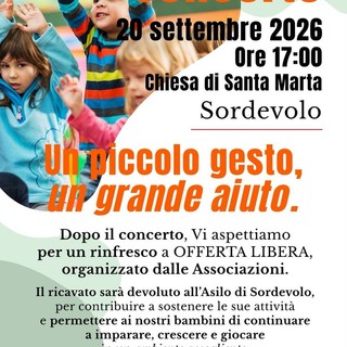 Sordevolo, concerto e aperitivo solidale per sostenere l'asilo