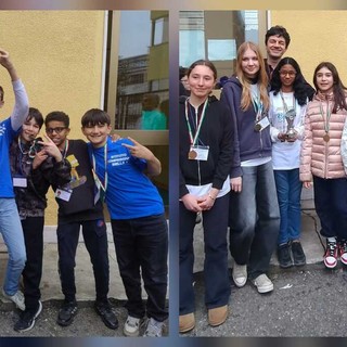 Scacchi: l'IC Biella 3 Campione Provinciale nella foto le squadre Ic Biella 3
