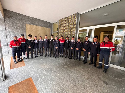 Il Comandante della Compagnia di Biella Maggiore Marco Grasso in visita alla Sezione ANC