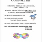 Bornasco si prepara a festeggiare il Carnevale 2026 con giochi, musica e fagiolata