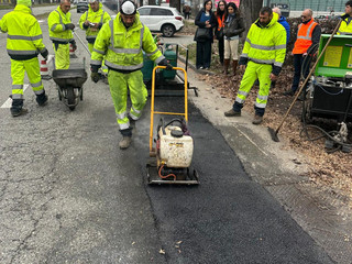 Biella, strade dissestate, il Comune testa la piastra a infrarossi