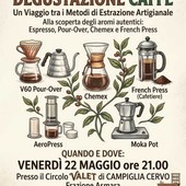 Campiglia, serata di degustazione caffè: viaggio tra espresso, Chemex e French Press