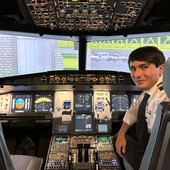 A 21 anni pilota di linea: Il sogno di Vittorio diventato realtà