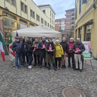 Referendum sulla giustizia, il Circolo del Pd di Biella in piazza
