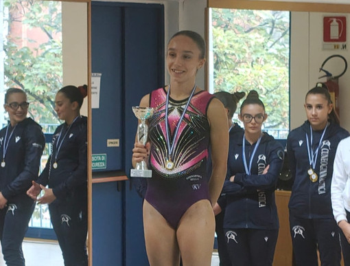 Ginnastica artistica femminile, Veronica Pastorato è 2° Ginnastica artistica femminile, Veronica Pastorato è 2°