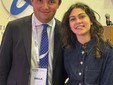 Jacopo Panzanelli e la Portavoce Nazionale degli studenti e Presidente della CPS di Matera Sanya Bonelli Jacopo Panzanelli e la Portavoce Nazionale degli studenti e Presidente della CPS di Matera Sanya Bonelli
