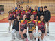 Le ragazze della Prima Divisione al termine della partita contro Volley Gattinara