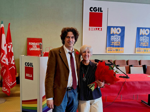 CGIL Biella, Cristina Martiner succede a Lorenzo Boffa