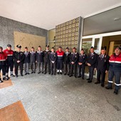 Il Comandante della Compagnia di Biella Maggiore Marco Grasso in visita alla Sezione ANC Il Comandante della Compagnia di Biella Maggiore Marco Grasso in visita alla Sezione ANC