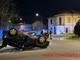 Biella: Uno schianto e il ribaltamento, incidente alla rotonda di Corso San Maurizio - Foto Finatti per newsbiella.it