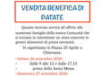 A Chiavazza una vendita benefica di patate