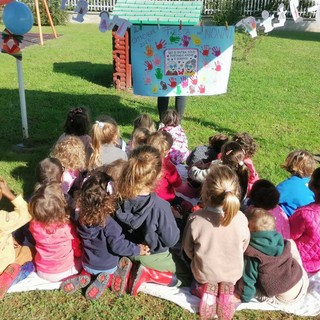 La festa dei nonni alla scuola dell'infanzia di Borriana