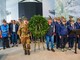 Adunata degli Alpini, cerimonia al Memoriale nel ricordo delle vittime del crollo del Ponte Morandi