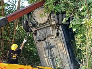 Tollegno, recuperata l'auto finita nel Rio Stono dopo l'incidente
