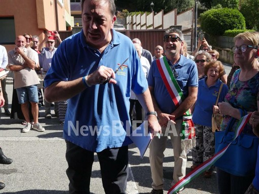 Auser Volontariato Vallestrona, a Valle Mosso taglio del nastro alla nuova sede FOTO