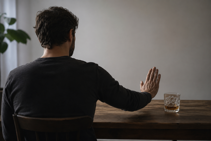 Dipendenza dall’alcol, il coraggio di chiedere aiuto. A Biella il Gruppo L’Aurora tende una mano: “Parlarne è il primo passo” (foto generata con l'IA) Dipendenza dall’alcol, il coraggio di chiedere aiuto. A Biella il Gruppo L’Aurora tende una mano: “Parlarne è il primo passo” (foto generata con l'IA)