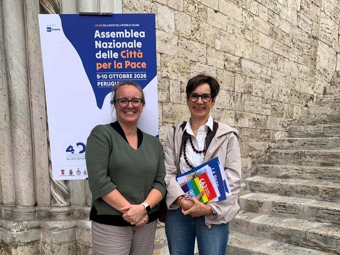 Valdilana, il Comune a Perugia per l’Assemblea Nazionale delle Città per la Pace (foto dalla pagina Facebook di Comune di Valdilana)