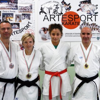 Arti Marziali - Artesport protagonista: Nicastro e Zegna oro all'Open Mondiale di Karate
