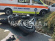 Biella, scontro tra auto e moto all’incrocio di via Bertodano (foto di Davide Finatti per newsbiella.it)