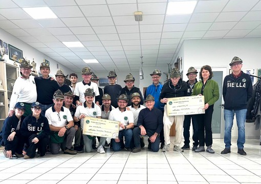 Alpini, bella iniziativa a Ponderano nel segno della solidarietà