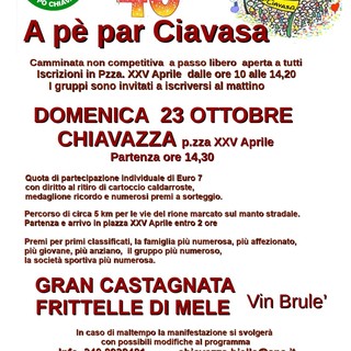 Torna “a pé par Ciävasa”