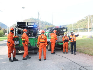 Le squadre AIB di Azoglio e Masserano a Crevacuore per un'esercitazione FOTO