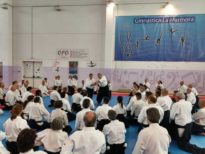 Aikido, ospite a Biella l'8° Dan Christian Tissier Shihan: circa cento i partecipanti