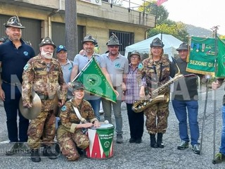 Gli Alpini di Zumaglia hanno festeggiato 90 anni con l'intitolazione della sede a  Egidio Bruschi Foto Lauretta Gronda