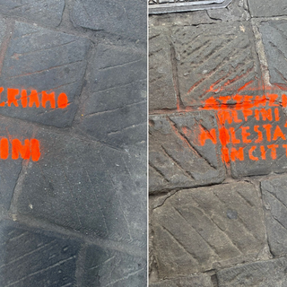 “Attenzione molestatori in città”, Genova imbrattata da scritte contro gli Alpini