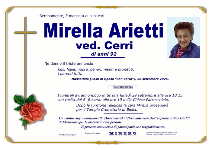 Mirella Arietti Ved. Cerri